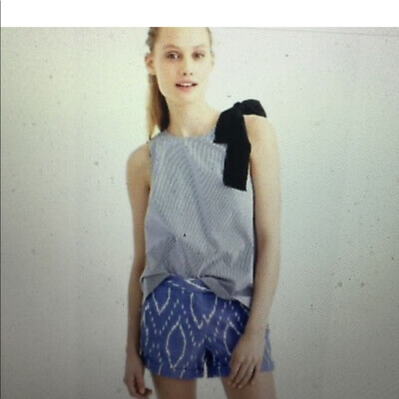 J Crew Size 00 Ikat Shorts - Picture 5 of 6